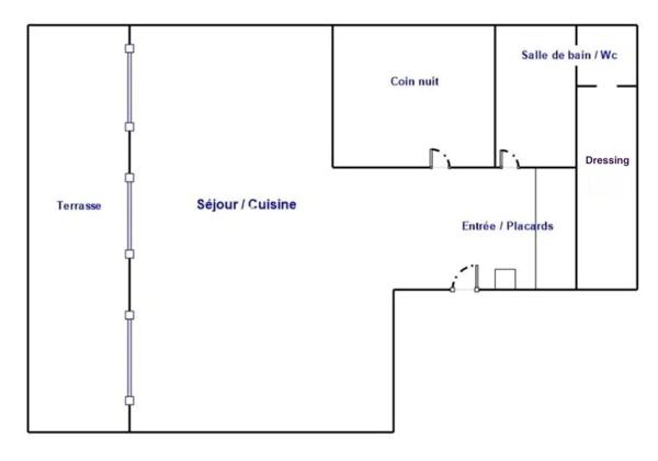 Appartement 2 pièces - 70 m²