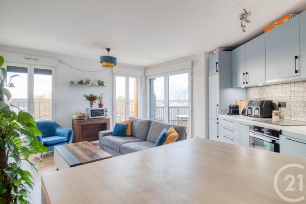 Appartement T3 à vendre  3 pièces - 58,14 m2 BESSANCOURT - 95