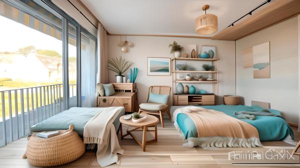 Appartement Carnac plage, secteur Beaumer : grand studio, les pieds dans l'eau