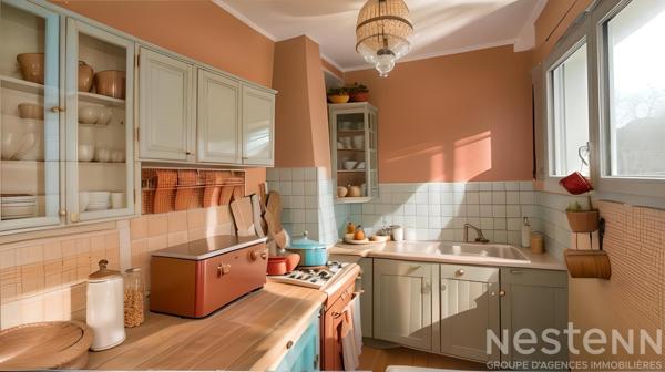 Appartement Carnac plage, secteur Beaumer : grand studio, les pieds dans l'eau