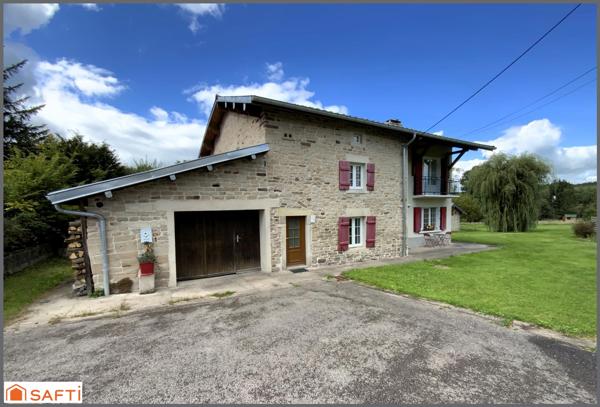 ANCIENNE FERME RENOVEE SANS TRAVAUX , HAVRE DE PAIX, TERRAIN PLAT ET ARBORE 3400 M2