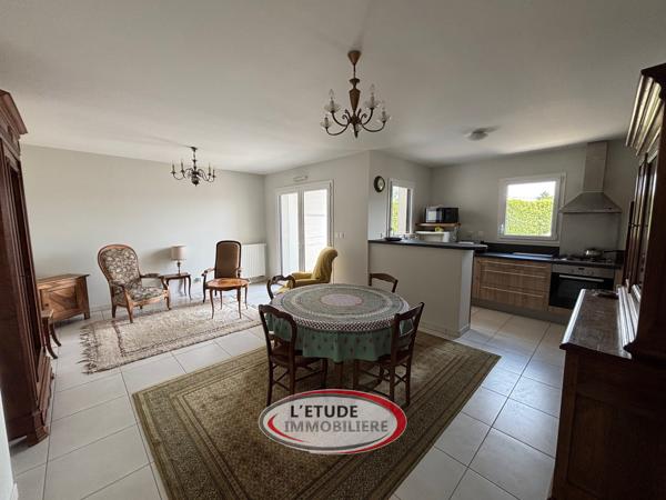 CARQUEFOU – Appartement T4 avec grand balcon, garage, cave et stationnement privatif