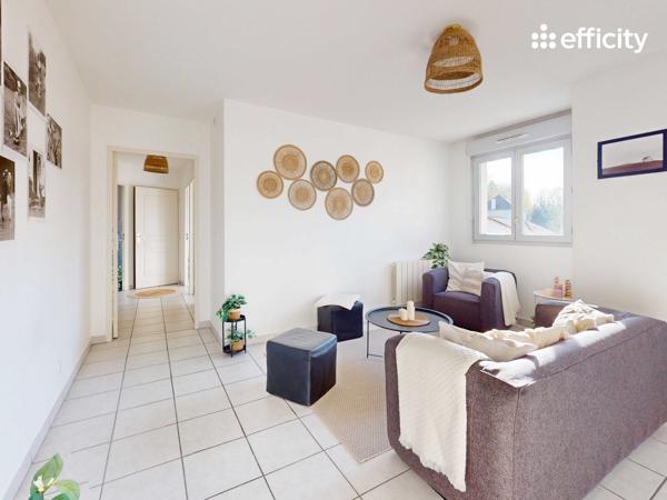 Appartement 3 pièces - 57 m² Exclusivité efficity