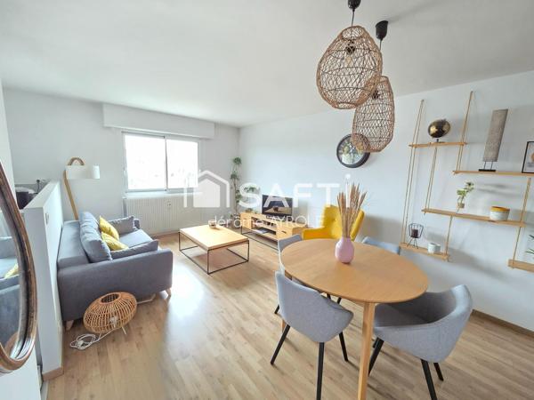 Appartement 64 m2 en hypercentre avec vue imprenable + parking + cave