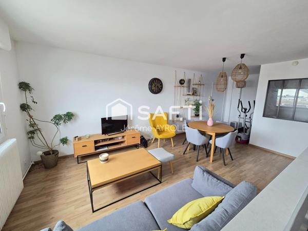 Appartement 64 m2 en hypercentre avec vue imprenable + parking + cave