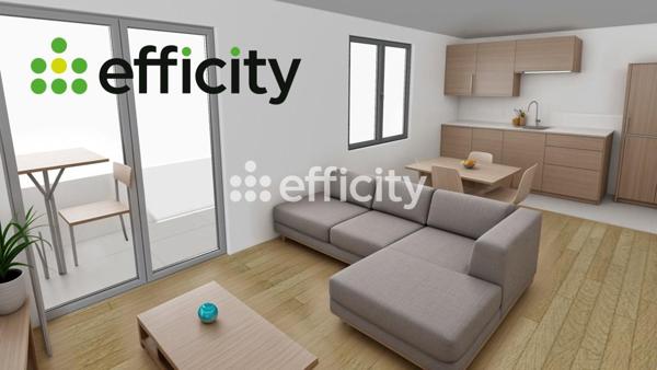 Appartement 2 pièces - 42 m² Exclusivité efficity