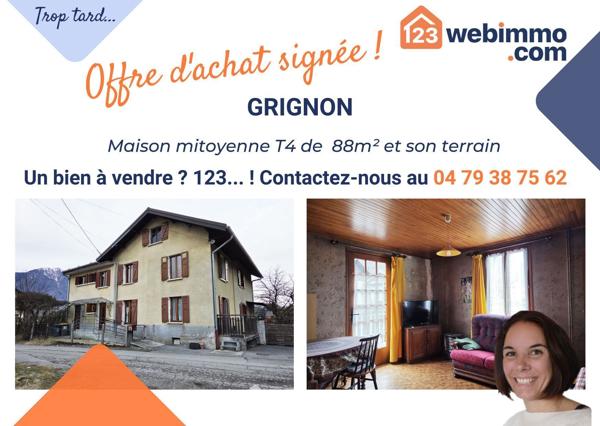 Maison 88 m² à Grignon 73200