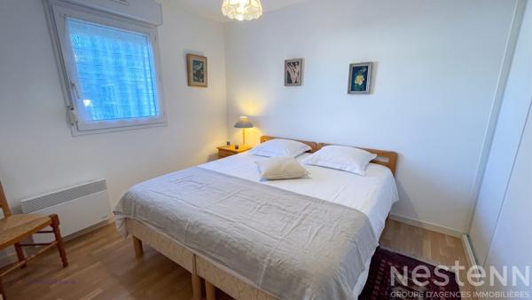 À vendre : Appartement avec une chambre, aperçu Mer avec jardin et garage à Quiberon, Port Maria