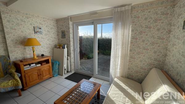À vendre : Appartement avec une chambre, aperçu Mer avec jardin et garage à Quiberon, Port Maria