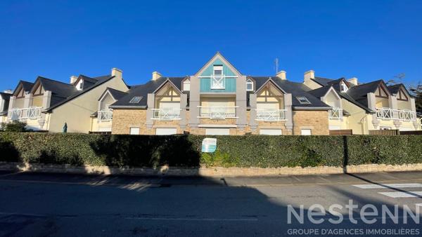 À vendre : Appartement avec une chambre, aperçu Mer avec jardin et garage à Quiberon, Port Maria