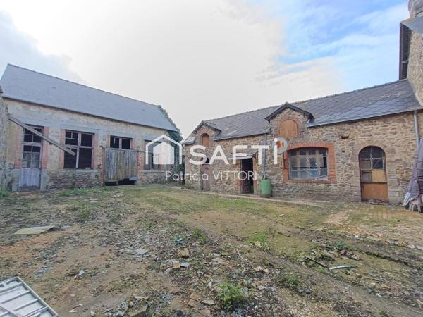 Ensemble immobilier en pierre – Fort potentiel – Centre de La Baconnière