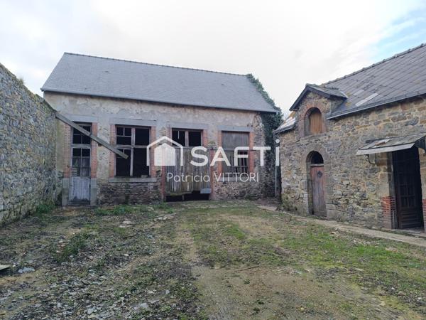 Ensemble immobilier en pierre – Fort potentiel – Centre de La Baconnière