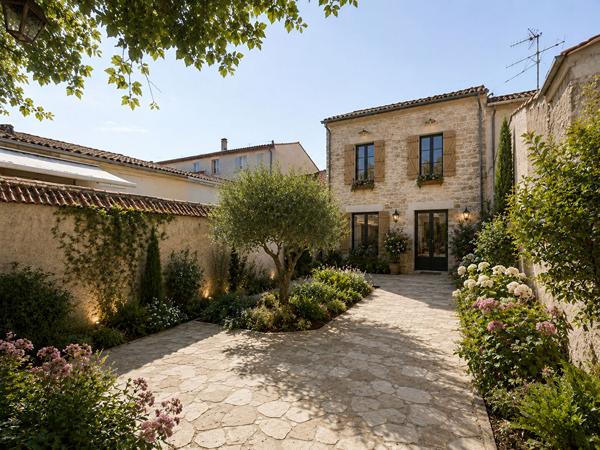 Villeneuve-sur-Lot, à quelques minutes à pied des commodités, un ensemble immobilier rare au coeur de la ville composé de 2 bâtiments avec garage et cours intérieure! La maison principale se compose de 183 m² habitables qui se répartissent sur trois nive , Villeneuve sur lot