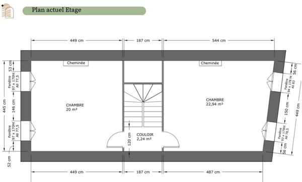 Maison de ville avec jardin attenant
