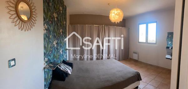 Charmante Villa - piscine - Appatement T3 indépendant - 2 grands garages / Local commercial