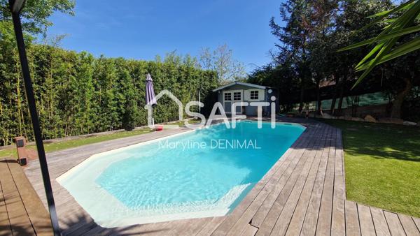 Charmante Villa - piscine - Appatement T3 indépendant - 2 grands garages / Local commercial