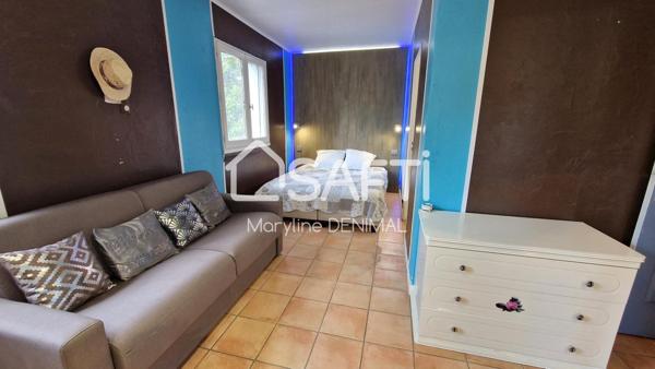 Charmante Villa - piscine - Appatement T3 indépendant - 2 grands garages / Local commercial