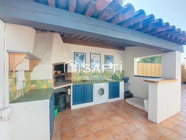 Maison traversante 4 pièces sur terrain clos de 1 370 m² avec piscine et grandes terrasses – Idéale en résidence principale ou secondaire, proche gare TGV