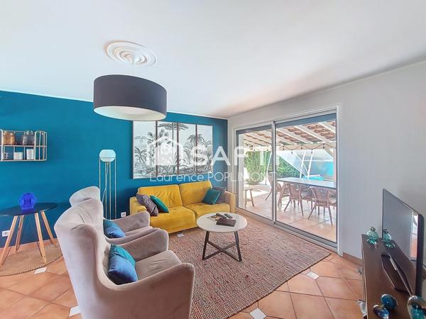 Maison traversante 4 pièces sur terrain clos de 1 370 m² avec piscine et grandes terrasses – Idéale en résidence principale ou secondaire, proche gare TGV