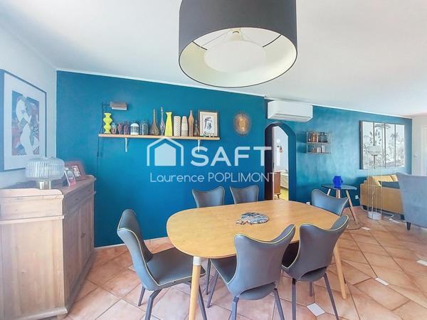 Maison traversante 4 pièces sur terrain clos de 1 370 m² avec piscine et grandes terrasses – Idéale en résidence principale ou secondaire, proche gare TGV