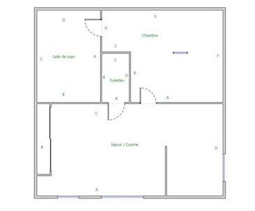 Maison 2 pièces 51m2