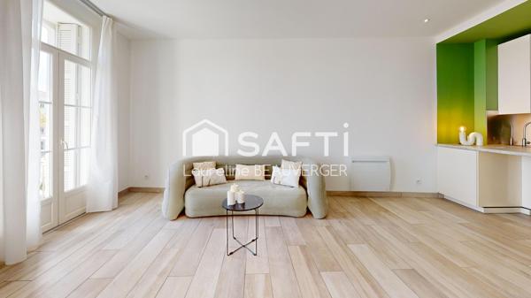 Appartement rénové plein centre ville