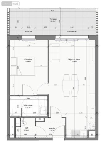 Appartement neuf à vendre à Gravelines dans le Nord (59820), ref : R1552