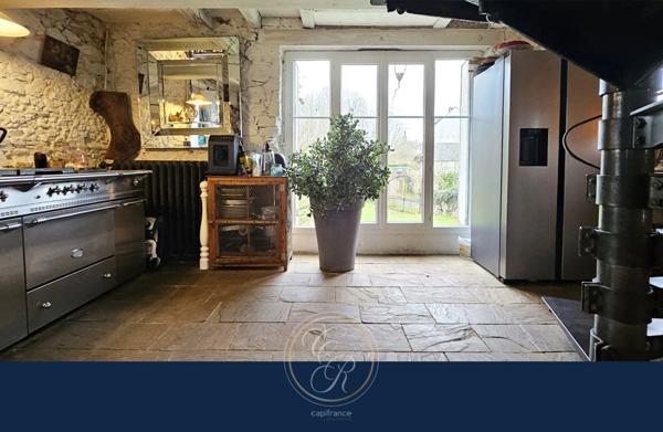 Maison de caractère en bord de Loire 7 pièces BEHUARD (49)