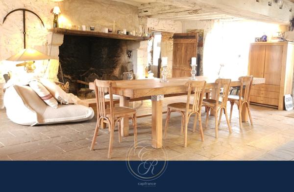 Maison de caractère en bord de Loire 7 pièces BEHUARD (49)