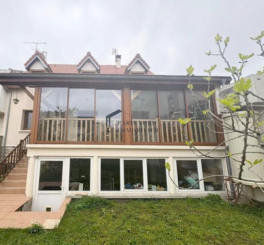 Drancy (93700) MAISON FAMILIALE 157M2 AVEC SOUS SOL TOTAL ET VERANDA