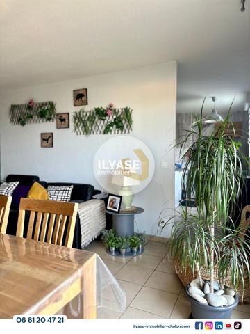 Chalon-sur-Saône (71100) Appartement T3 | 61 m² | Balcon