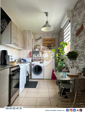 Chalon-sur-Saône (71100) Appartement T3 | 61 m² | Balcon