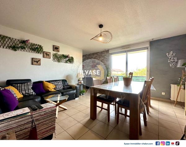 Chalon-sur-Saône (71100) Appartement T3 | 61 m² | Balcon