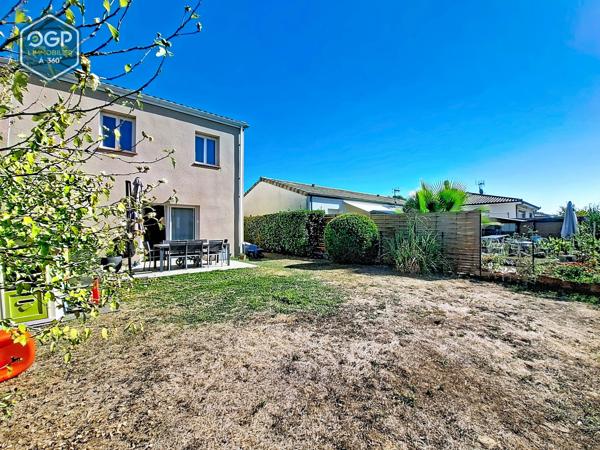 Maison T4 90 m², 3 chambres, garage et jardin DPE B