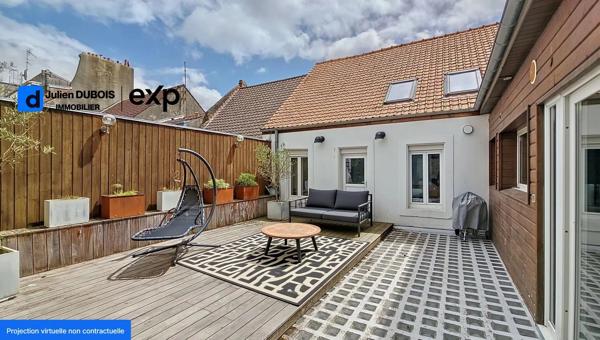 Duplex haut de gamme 225 m² — dernier étage — terrasse calme — cave voûtée