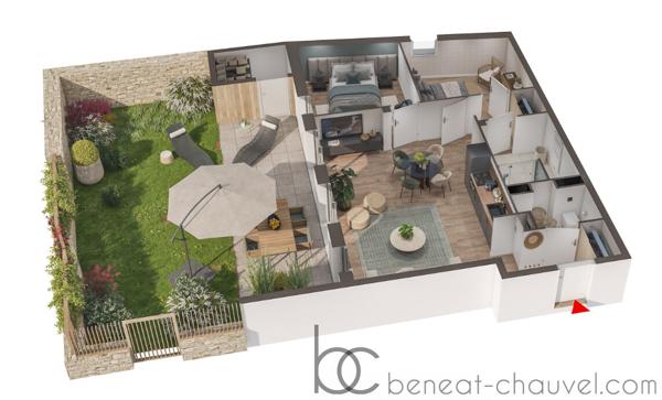 SARZEAU Appartement 3 pièces 68 m²