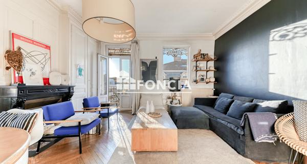 À vendre Appartement 3 pièces 76.39 m² - Lyon 69007