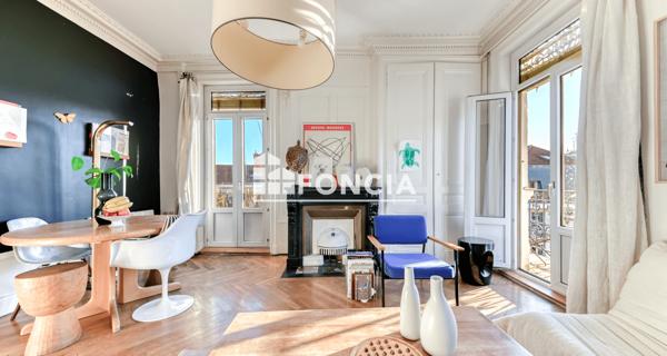 À vendre Appartement 3 pièces 76.39 m² - Lyon 69007
