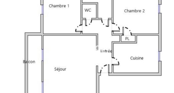Location Appartement 4 pièces 63.3 m² - Bourg-lès-valence 26500