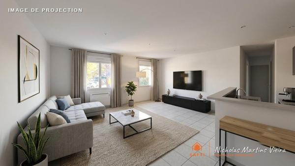 T3 lumineux 67 m² avec box de 20 m² — Bagnols-sur-Cèze