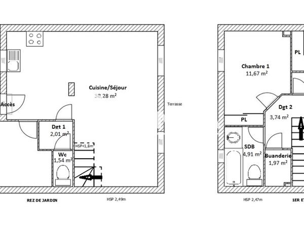 Location Maison 4 pièces 87.33 m² - 154C ROUTE DE SAVOIE Les Avenieres 38630