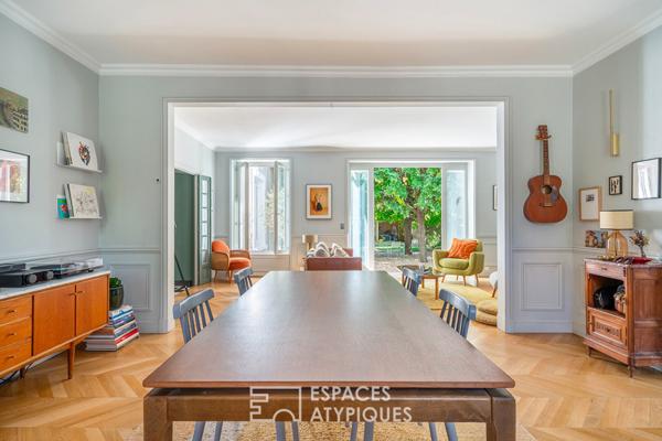 Maison de maître du XIXème sur les bords de Marne à Créteil village