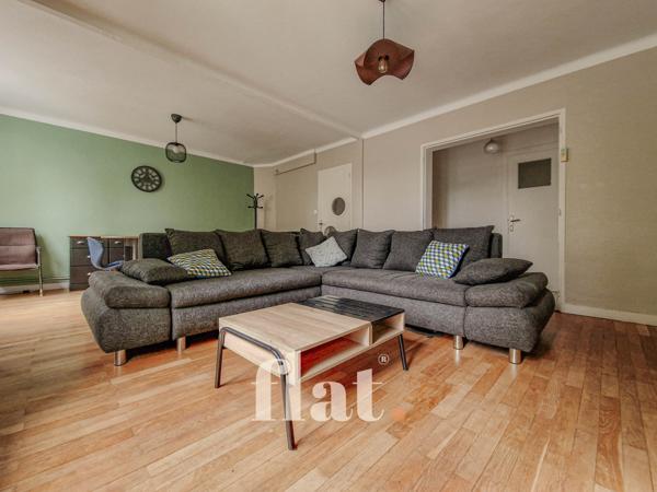 3 pièces de 72m2 - appartement bld michelet - DPE D - 2 chambres - 1 place de stationnement - sans travaux