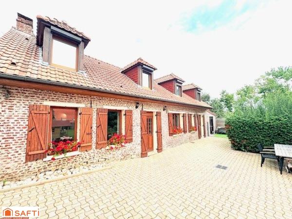 À vendre – Longère individuelle rénovée à Orsinval 3 chambres +garage