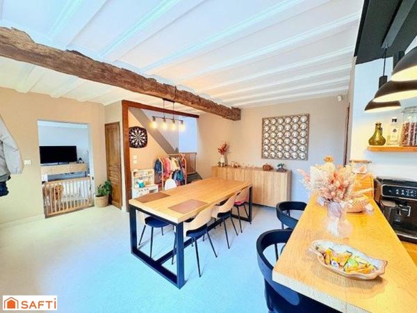 À vendre – Longère individuelle rénovée à Orsinval 3 chambres +garage