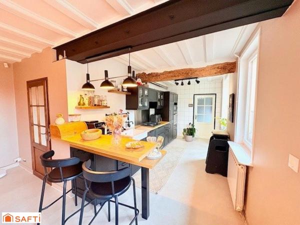 À vendre – Longère individuelle rénovée à Orsinval 3 chambres +garage