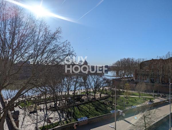 Quartier LA DAURADE / FERMAT - Grand T4 de 97 m2 vue sur Garonne