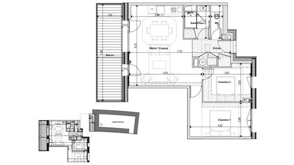 Appartement (neuf) à vendre 3 pièces 63 m² Riom