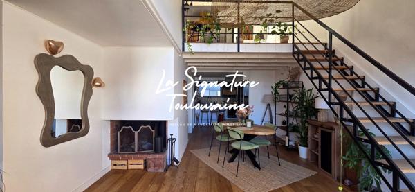 Appartement en duplex avec terrasse au centre de Toulouse