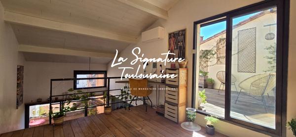 Appartement en duplex avec terrasse au centre de Toulouse